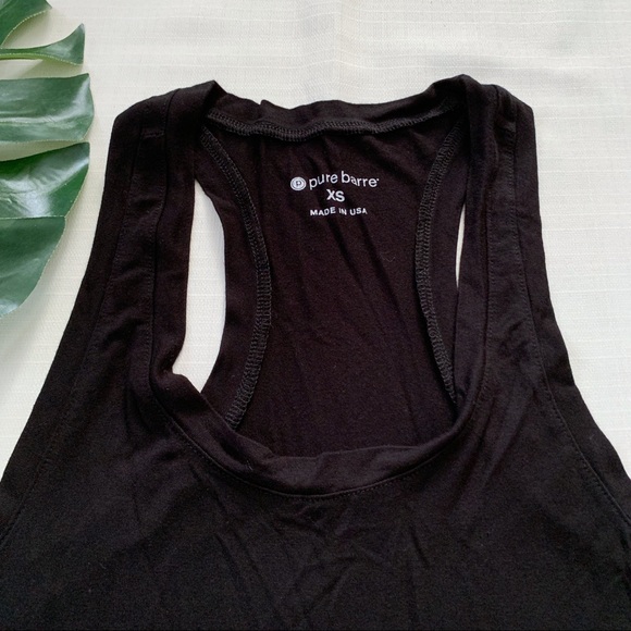 Pure Barre 2 extra soft black tanks size xs - Picture 3 of 7